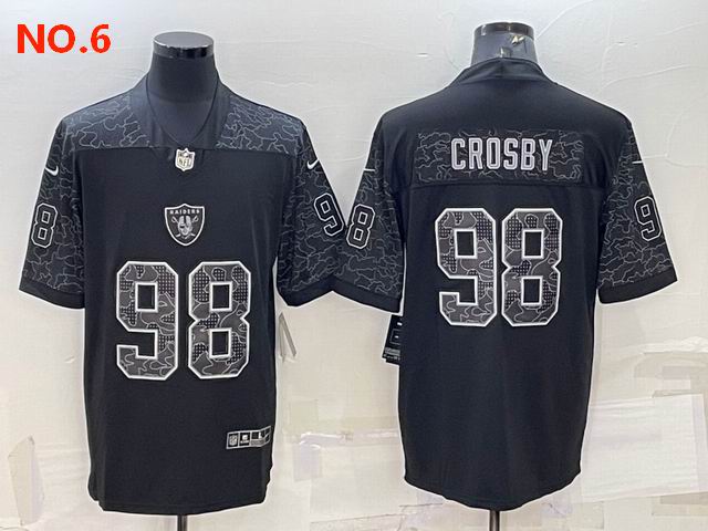 Men's Las Vegas Raiders 98 Maxx Crosby Jersey NO.6;